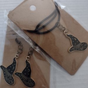 Wicth hat earings